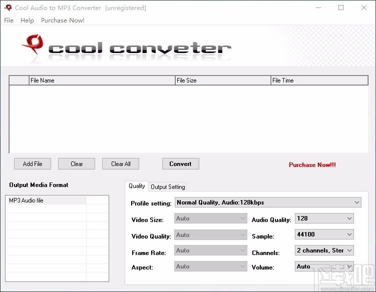 Cool Free Audio to MP3 Converter下载,MP3音频格式转换器