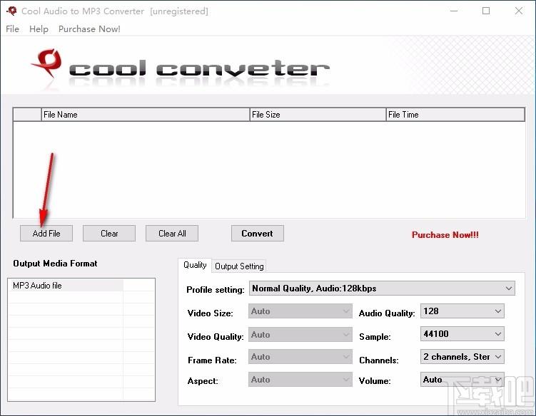 Cool Free Audio to MP3 Converter下载,MP3音频格式转换器