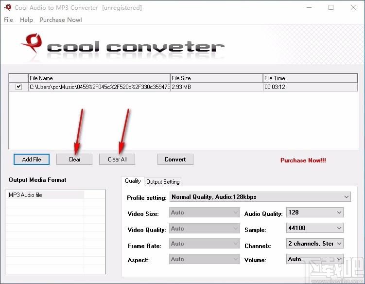 Cool Free Audio to MP3 Converter下载,MP3音频格式转换器