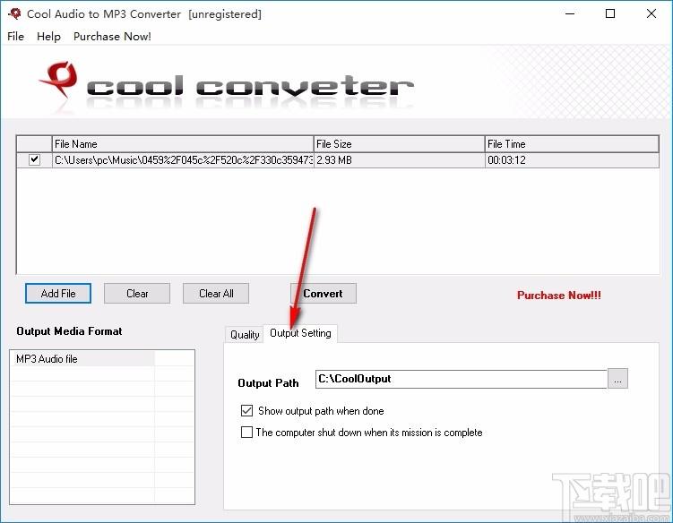 Cool Free Audio to MP3 Converter下载,MP3音频格式转换器