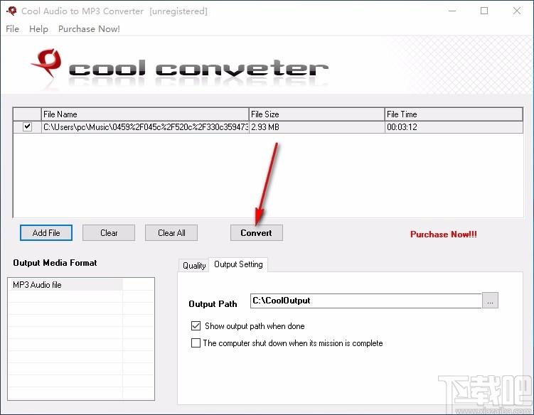 Cool Free Audio to MP3 Converter下载,MP3音频格式转换器