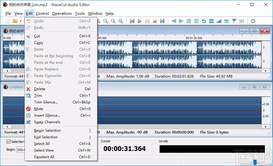 Abyssmedia WaveCut Audio Editor下载,音频编辑软件