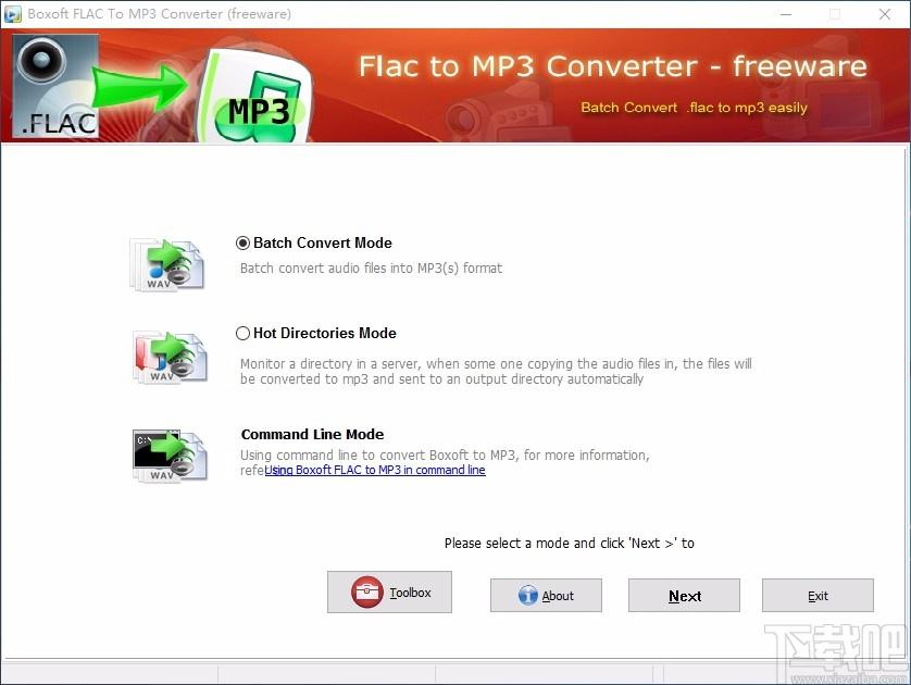 Boxoft Flac to MP3 Converter下载,Flac转MP3格式工具