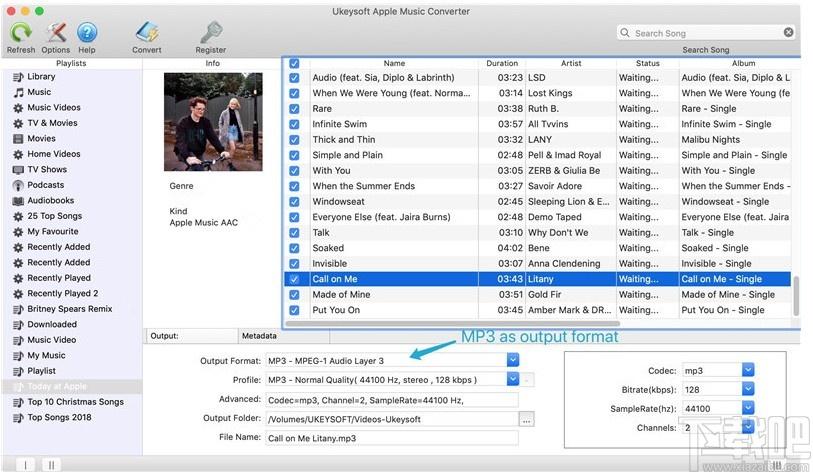 UkeySoft Apple Music Converter下载,音乐转换器,音频转换,格式转换